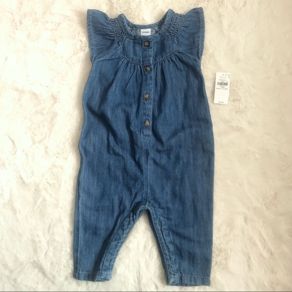 OLD NAVY BABY DENIM ROMPER